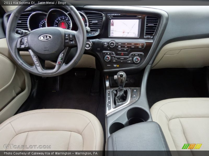 Satin Metal / Beige 2011 Kia Optima EX
