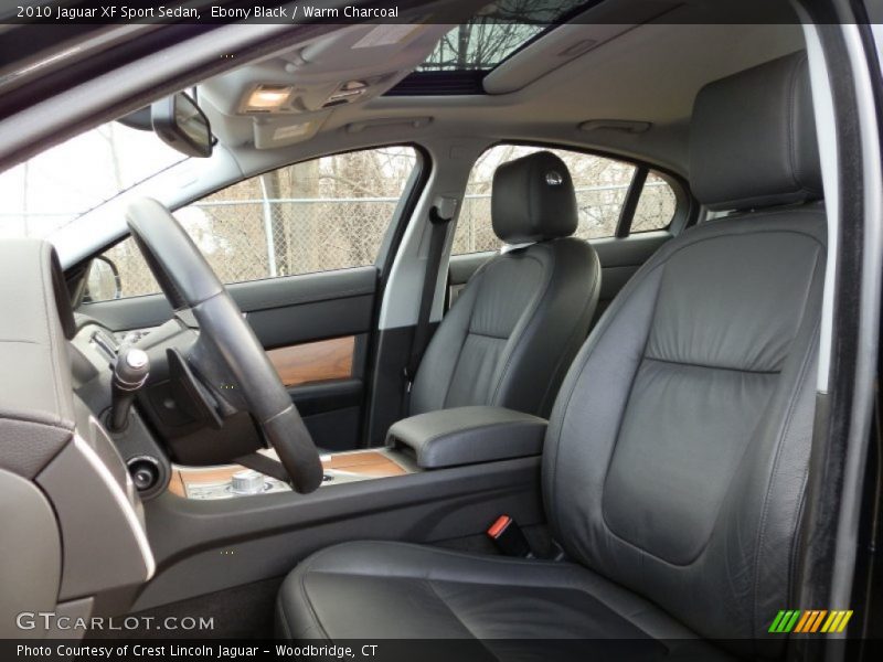 Ebony Black / Warm Charcoal 2010 Jaguar XF Sport Sedan