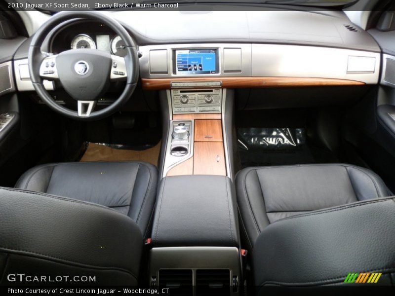 Ebony Black / Warm Charcoal 2010 Jaguar XF Sport Sedan