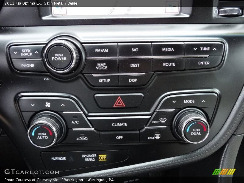 Satin Metal / Beige 2011 Kia Optima EX