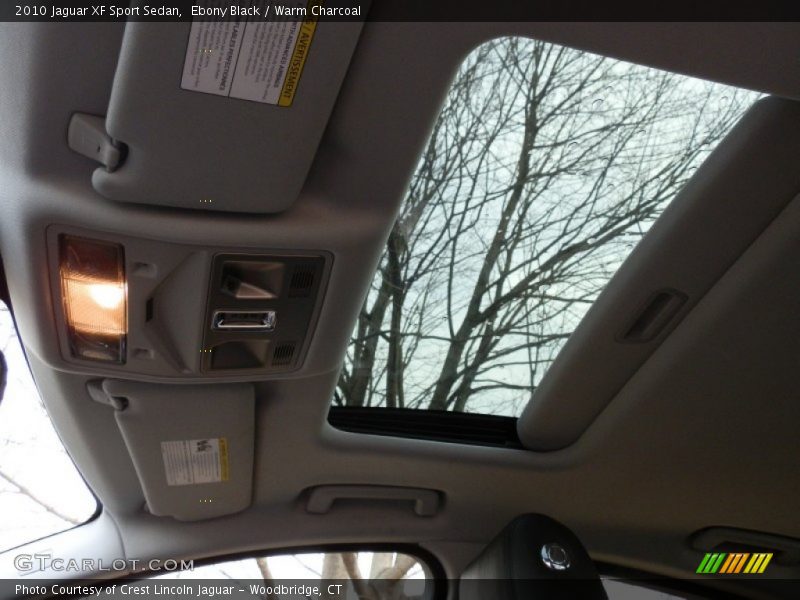 Ebony Black / Warm Charcoal 2010 Jaguar XF Sport Sedan