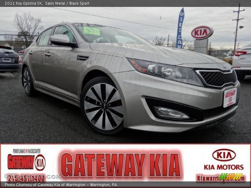 Satin Metal / Black Sport 2011 Kia Optima SX