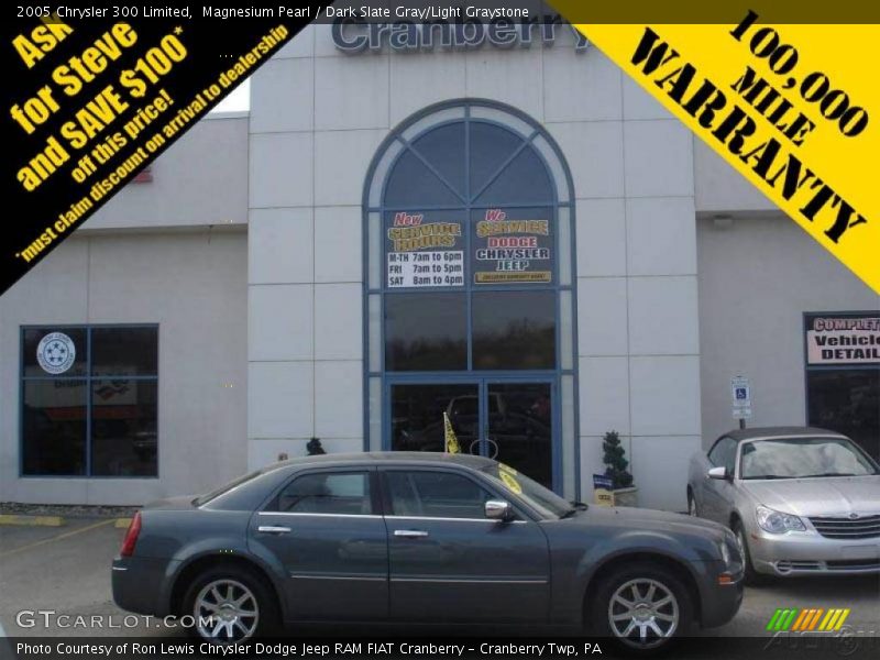 Magnesium Pearl / Dark Slate Gray/Light Graystone 2005 Chrysler 300 Limited