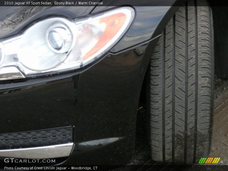 Ebony Black / Warm Charcoal 2010 Jaguar XF Sport Sedan