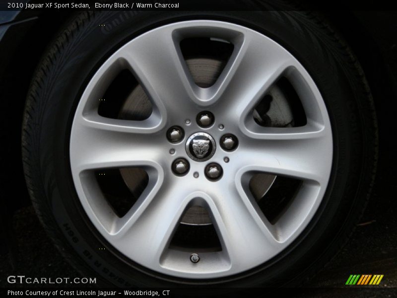 Ebony Black / Warm Charcoal 2010 Jaguar XF Sport Sedan
