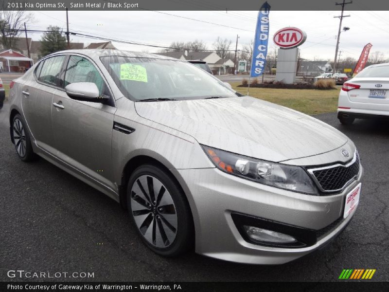 Satin Metal / Black Sport 2011 Kia Optima SX