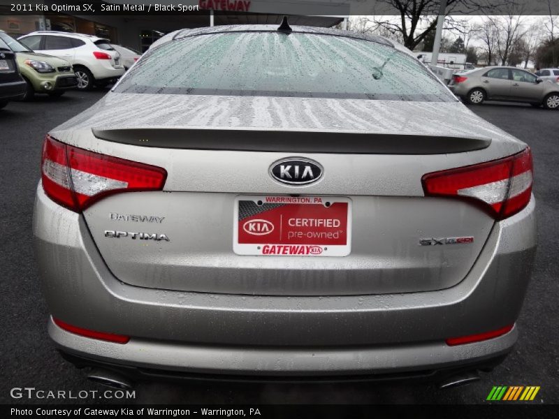 Satin Metal / Black Sport 2011 Kia Optima SX
