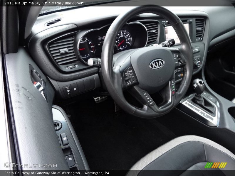 Satin Metal / Black Sport 2011 Kia Optima SX