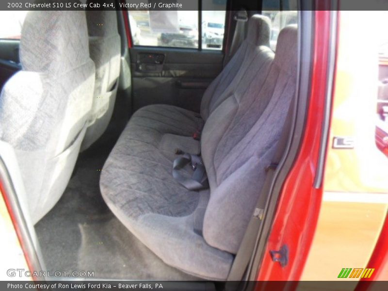 Victory Red / Graphite 2002 Chevrolet S10 LS Crew Cab 4x4