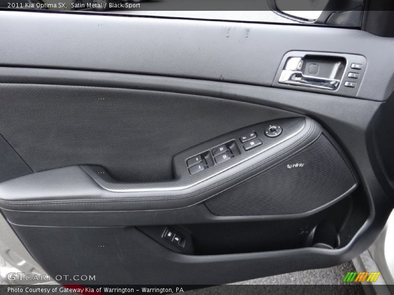 Satin Metal / Black Sport 2011 Kia Optima SX