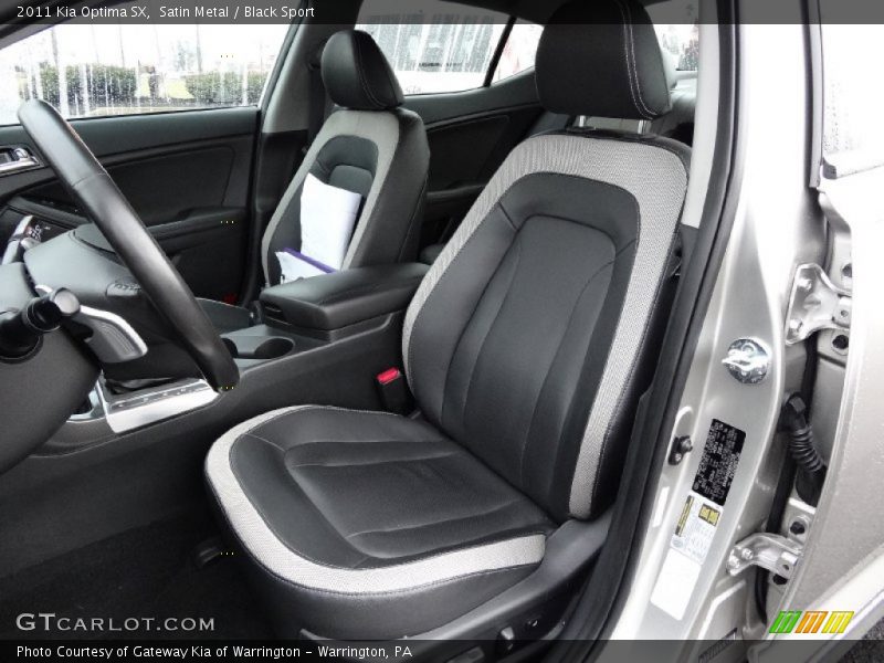 Satin Metal / Black Sport 2011 Kia Optima SX