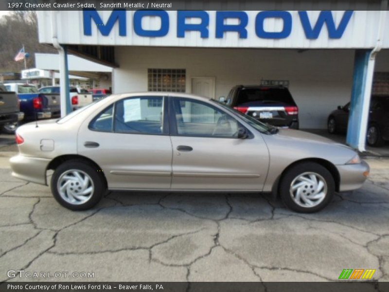 Sandrift Metallic / Neutral 1997 Chevrolet Cavalier Sedan