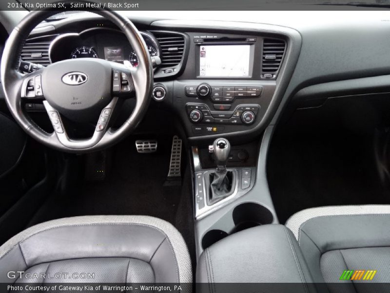 Satin Metal / Black Sport 2011 Kia Optima SX