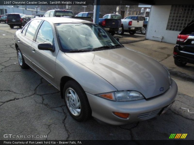 Sandrift Metallic / Neutral 1997 Chevrolet Cavalier Sedan