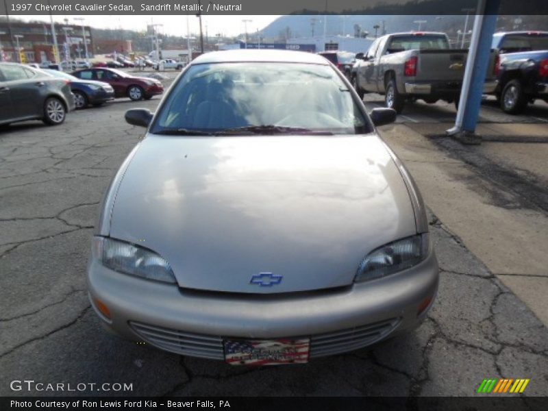 Sandrift Metallic / Neutral 1997 Chevrolet Cavalier Sedan