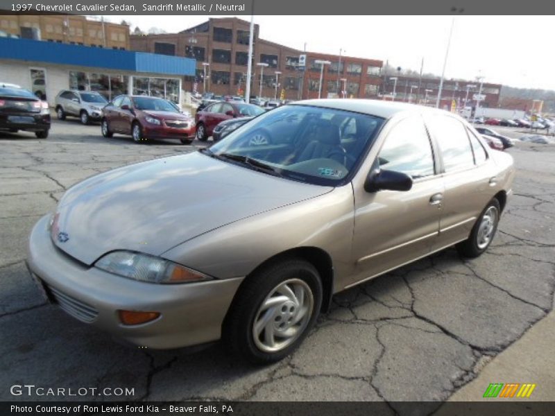 Sandrift Metallic / Neutral 1997 Chevrolet Cavalier Sedan