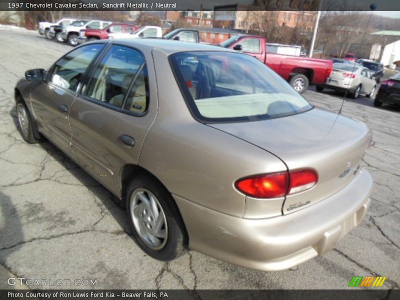 Sandrift Metallic / Neutral 1997 Chevrolet Cavalier Sedan