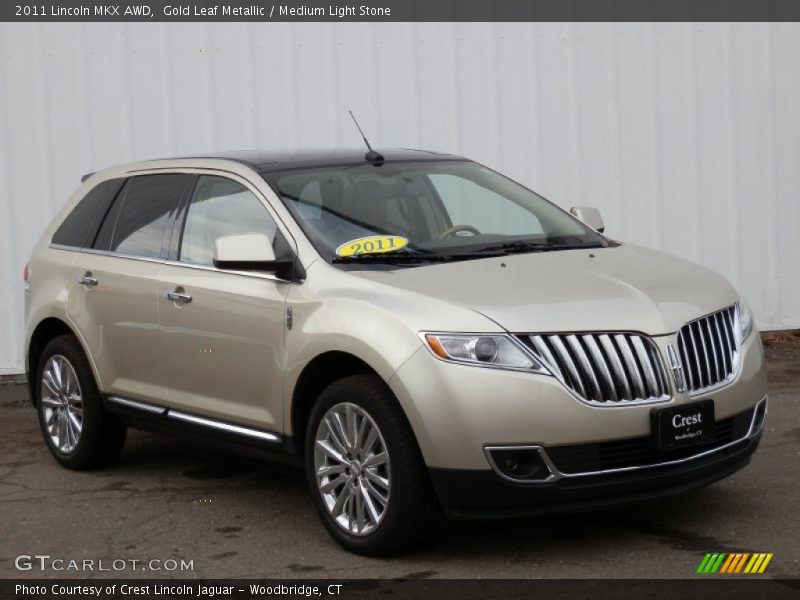 Gold Leaf Metallic / Medium Light Stone 2011 Lincoln MKX AWD