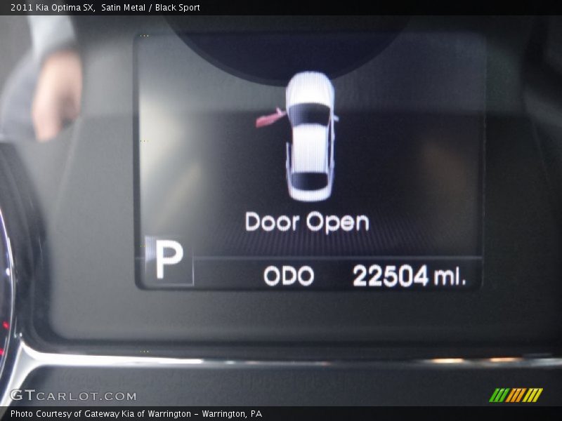 Satin Metal / Black Sport 2011 Kia Optima SX