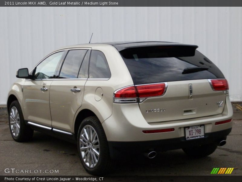 Gold Leaf Metallic / Medium Light Stone 2011 Lincoln MKX AWD