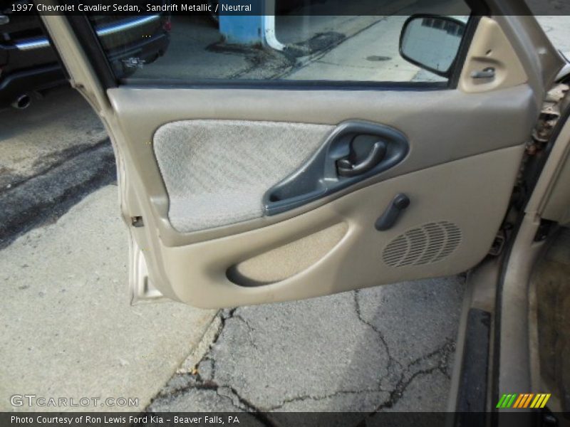Door Panel of 1997 Cavalier Sedan
