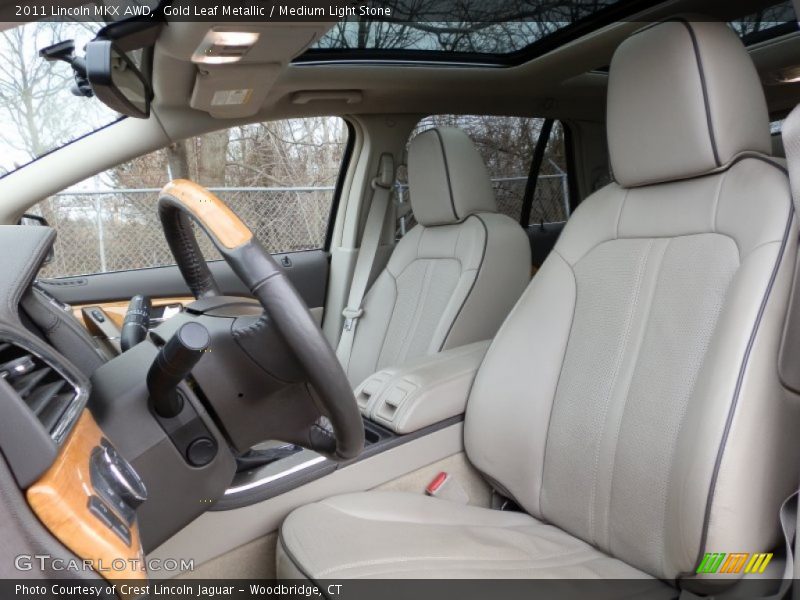 Gold Leaf Metallic / Medium Light Stone 2011 Lincoln MKX AWD