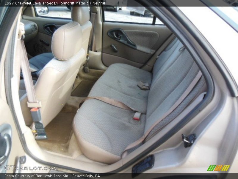 Rear Seat of 1997 Cavalier Sedan