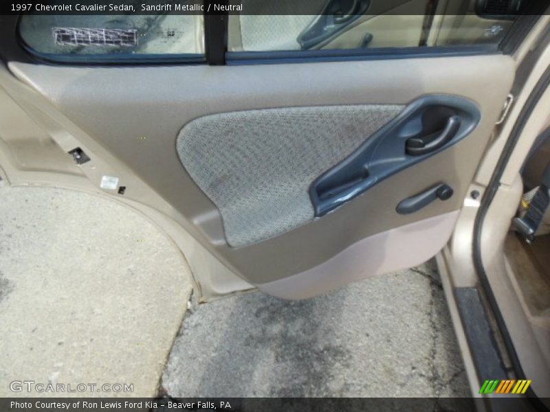 Sandrift Metallic / Neutral 1997 Chevrolet Cavalier Sedan