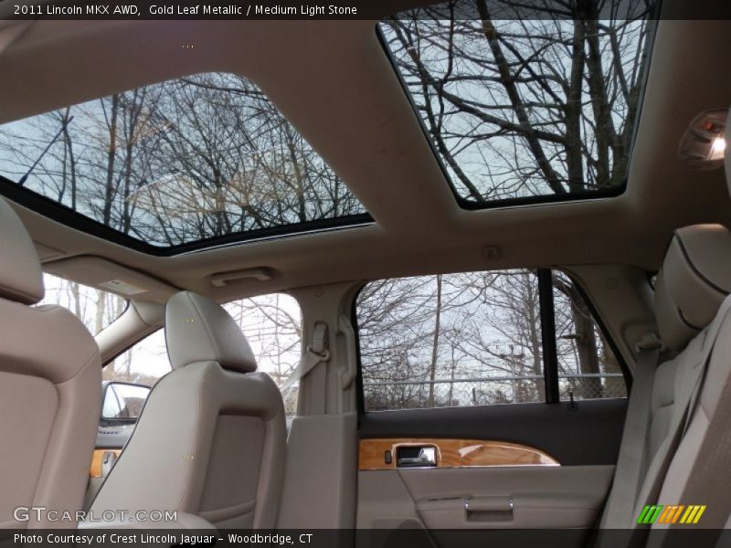 Gold Leaf Metallic / Medium Light Stone 2011 Lincoln MKX AWD