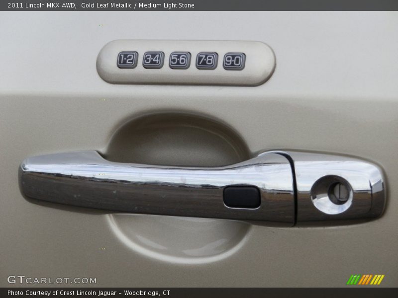 Gold Leaf Metallic / Medium Light Stone 2011 Lincoln MKX AWD