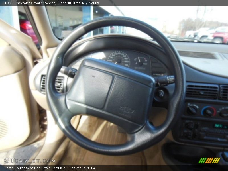 Sandrift Metallic / Neutral 1997 Chevrolet Cavalier Sedan