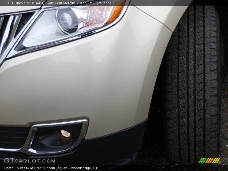 Gold Leaf Metallic / Medium Light Stone 2011 Lincoln MKX AWD