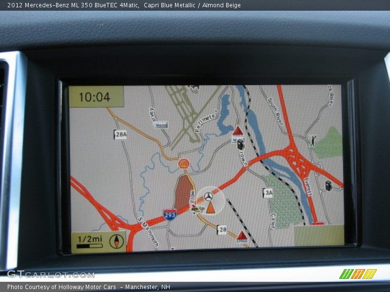 Navigation of 2012 ML 350 BlueTEC 4Matic