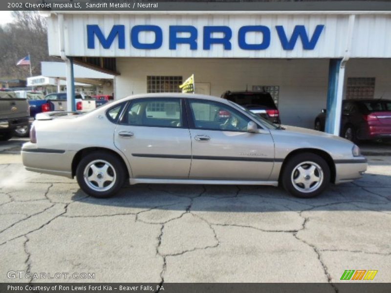 Sandrift Metallic / Neutral 2002 Chevrolet Impala LS