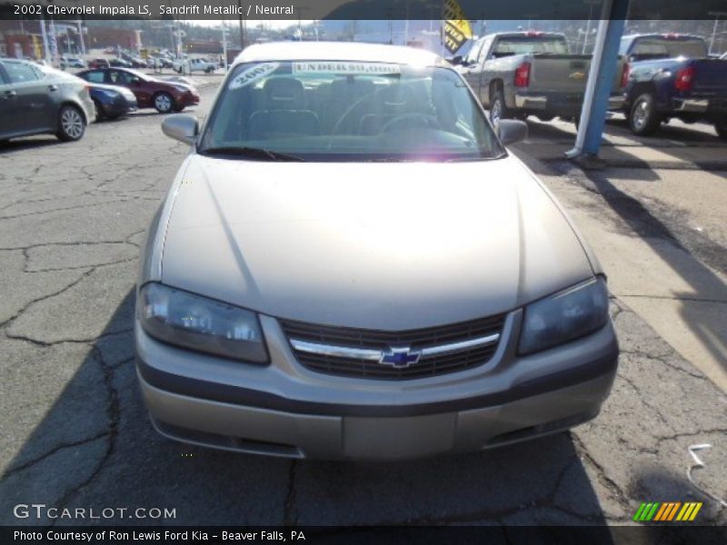 Sandrift Metallic / Neutral 2002 Chevrolet Impala LS