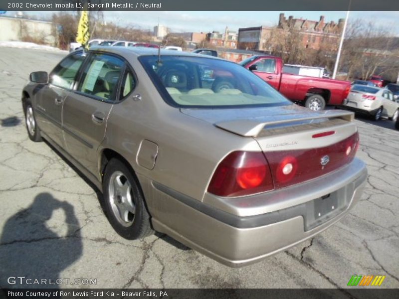 Sandrift Metallic / Neutral 2002 Chevrolet Impala LS