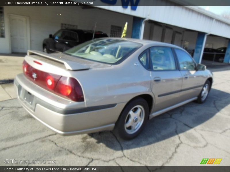 Sandrift Metallic / Neutral 2002 Chevrolet Impala LS