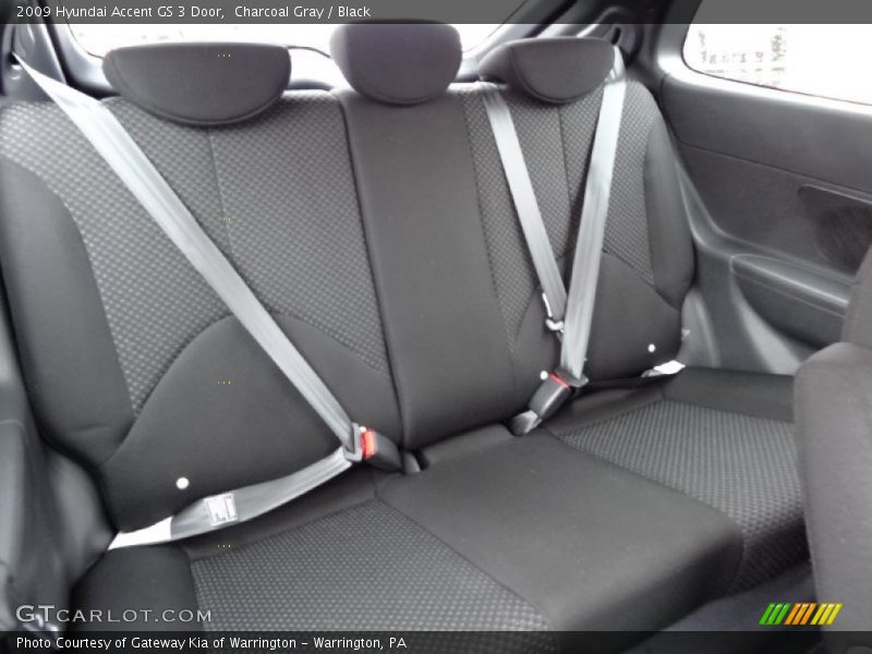 Rear Seat of 2009 Accent GS 3 Door