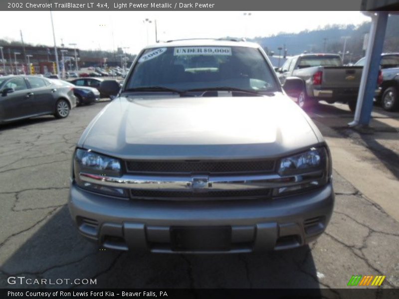 Light Pewter Metallic / Dark Pewter 2002 Chevrolet TrailBlazer LT 4x4