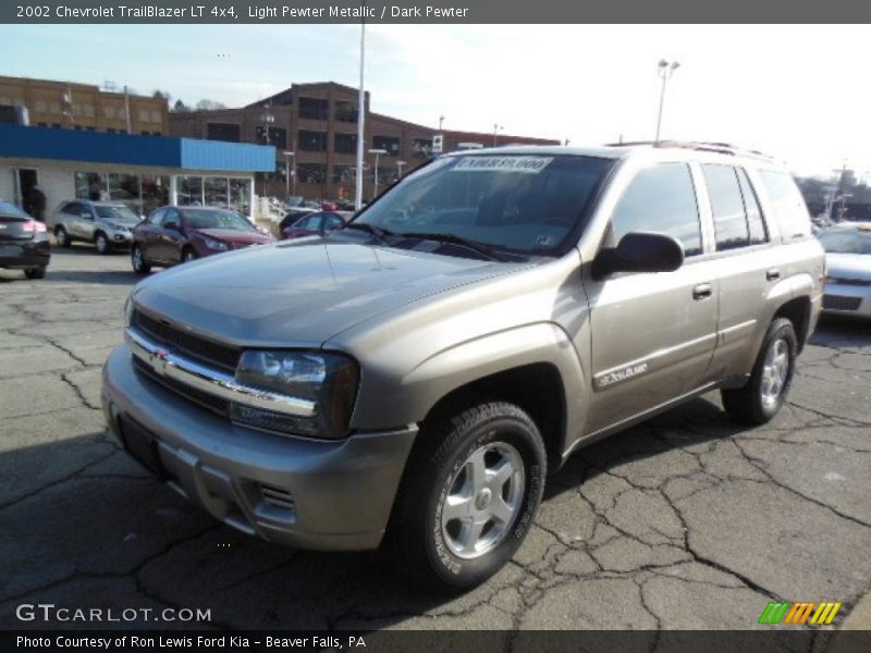 Light Pewter Metallic / Dark Pewter 2002 Chevrolet TrailBlazer LT 4x4