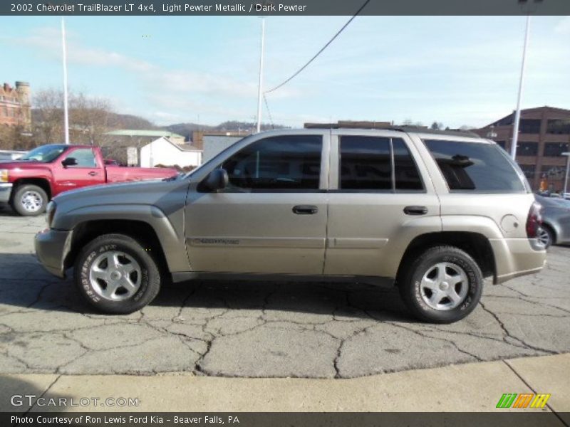 Light Pewter Metallic / Dark Pewter 2002 Chevrolet TrailBlazer LT 4x4