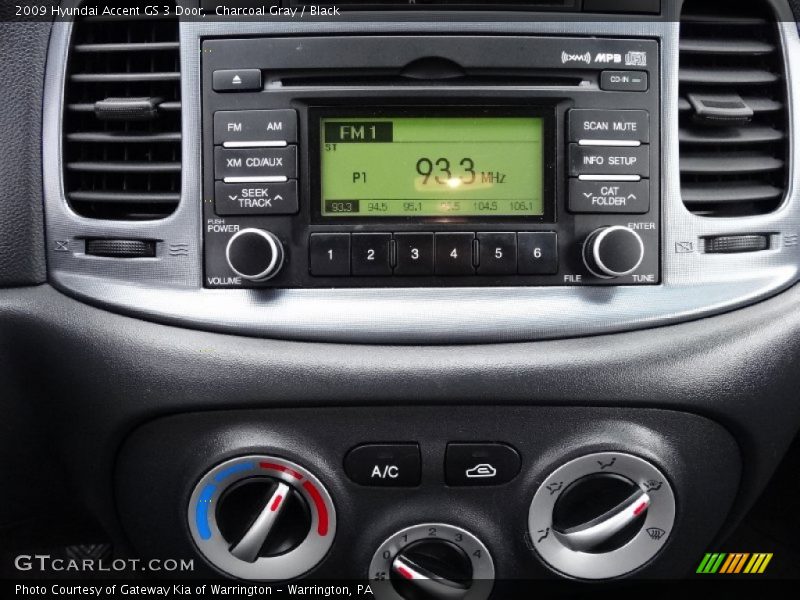 Audio System of 2009 Accent GS 3 Door