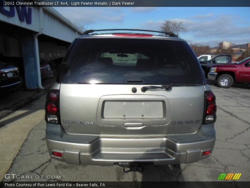 Light Pewter Metallic / Dark Pewter 2002 Chevrolet TrailBlazer LT 4x4