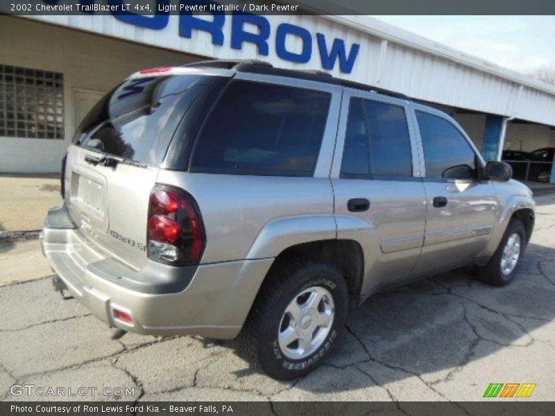 Light Pewter Metallic / Dark Pewter 2002 Chevrolet TrailBlazer LT 4x4