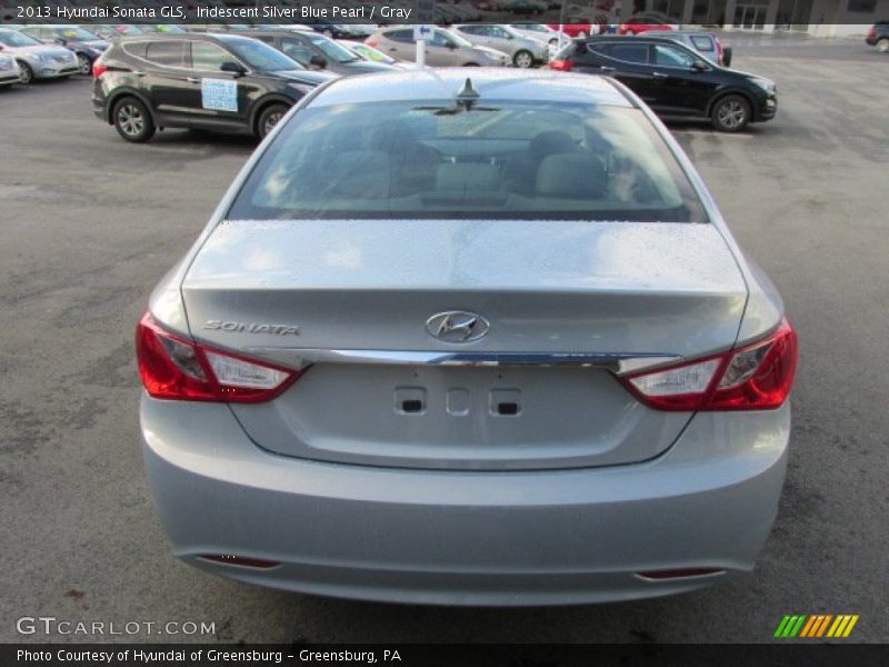 Iridescent Silver Blue Pearl / Gray 2013 Hyundai Sonata GLS