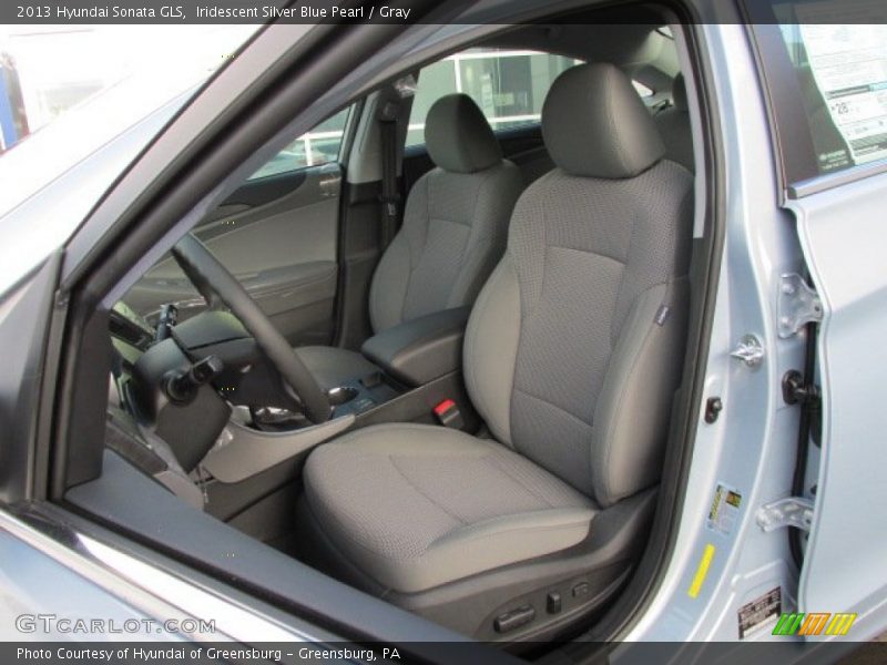 Iridescent Silver Blue Pearl / Gray 2013 Hyundai Sonata GLS