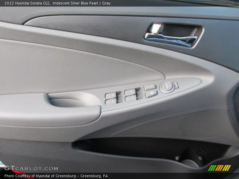 Iridescent Silver Blue Pearl / Gray 2013 Hyundai Sonata GLS
