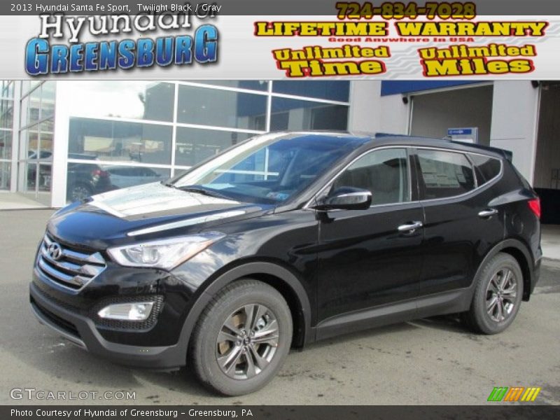 Twilight Black / Gray 2013 Hyundai Santa Fe Sport