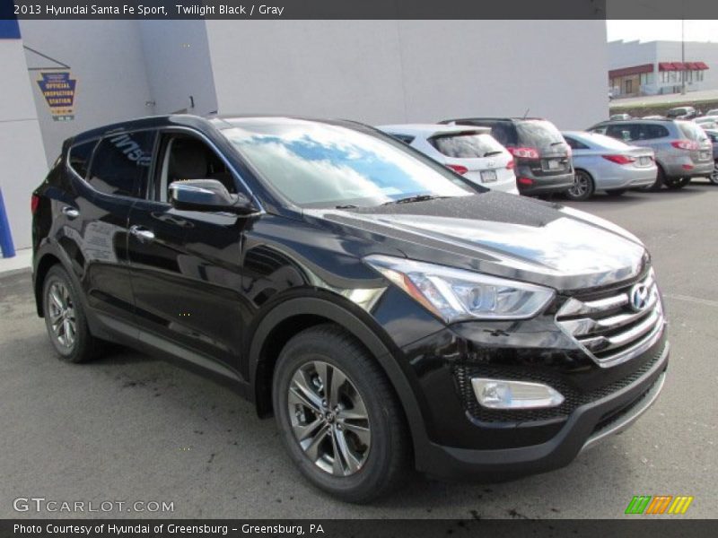Twilight Black / Gray 2013 Hyundai Santa Fe Sport