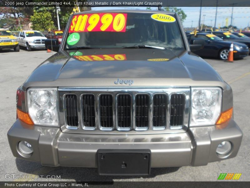 Light Khaki Metallic / Dark Khaki/Light Graystone 2006 Jeep Commander Limited 4x4